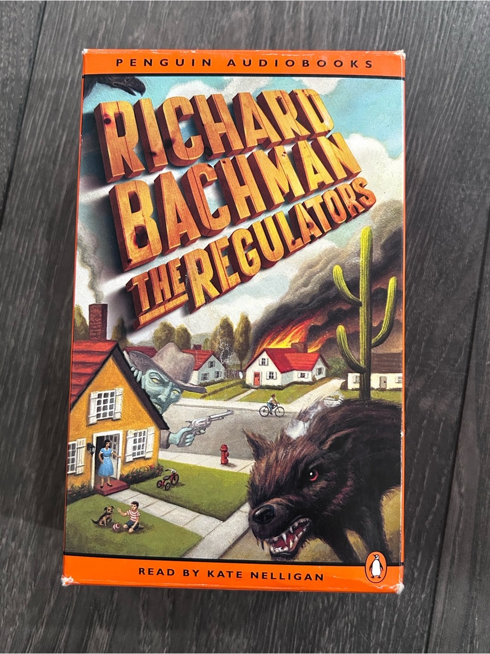 The Regulators by Richard Bachman and Stephen King 1996, 6 Audio Cassette